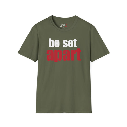 Be Set Apart White Logo Classic T-Shirt (3 Colors)