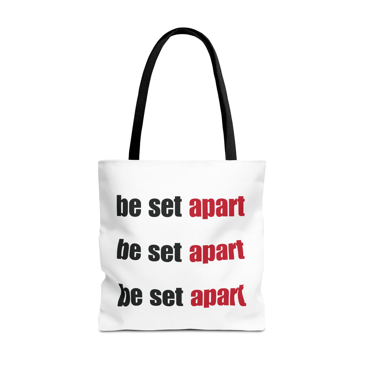 Be Set Apart Repeat White Tote (3 Sizes)