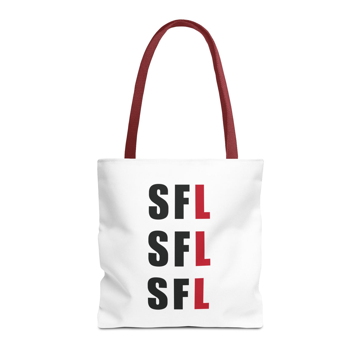 SFL Repeat White Tote (3 Sizes)