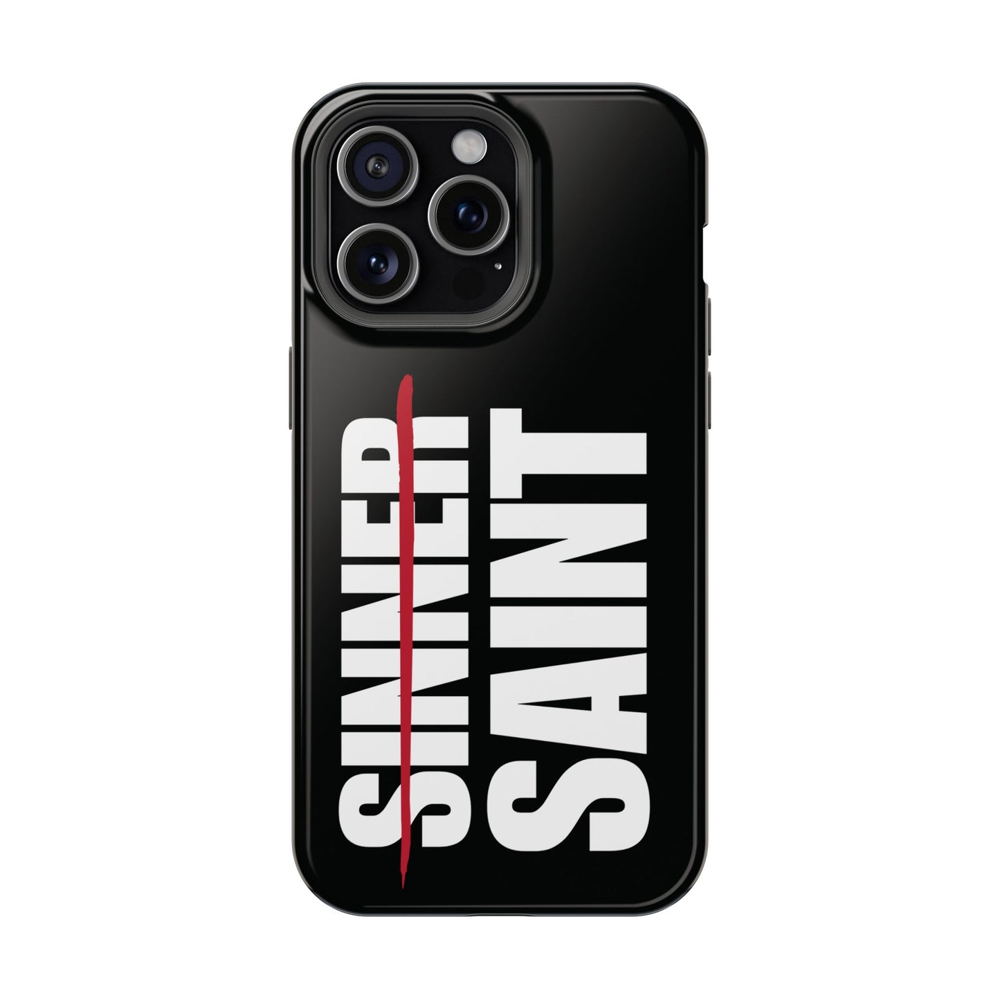 Sinner To Saint White Logo Black Phone Case