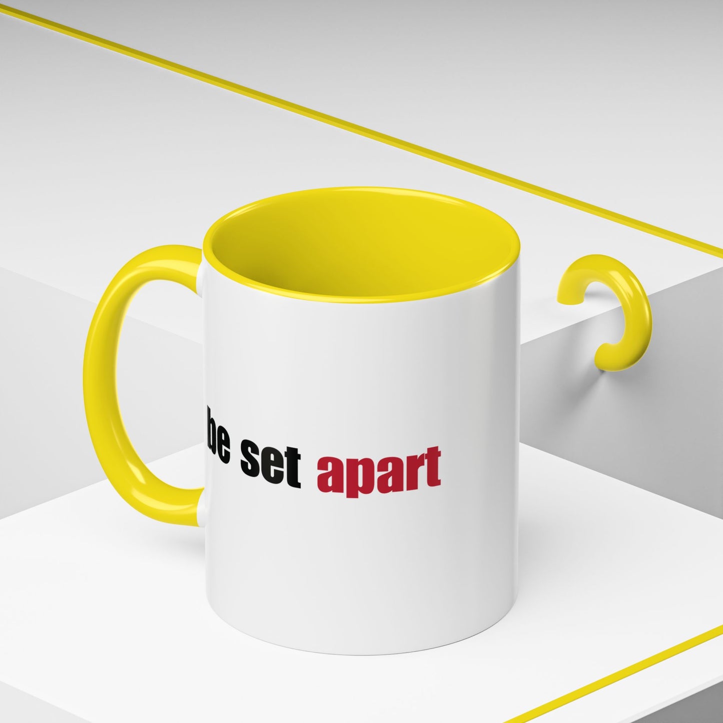 Be Set Apart Combo Accent Mug (2 Sizes)(8 Colors)