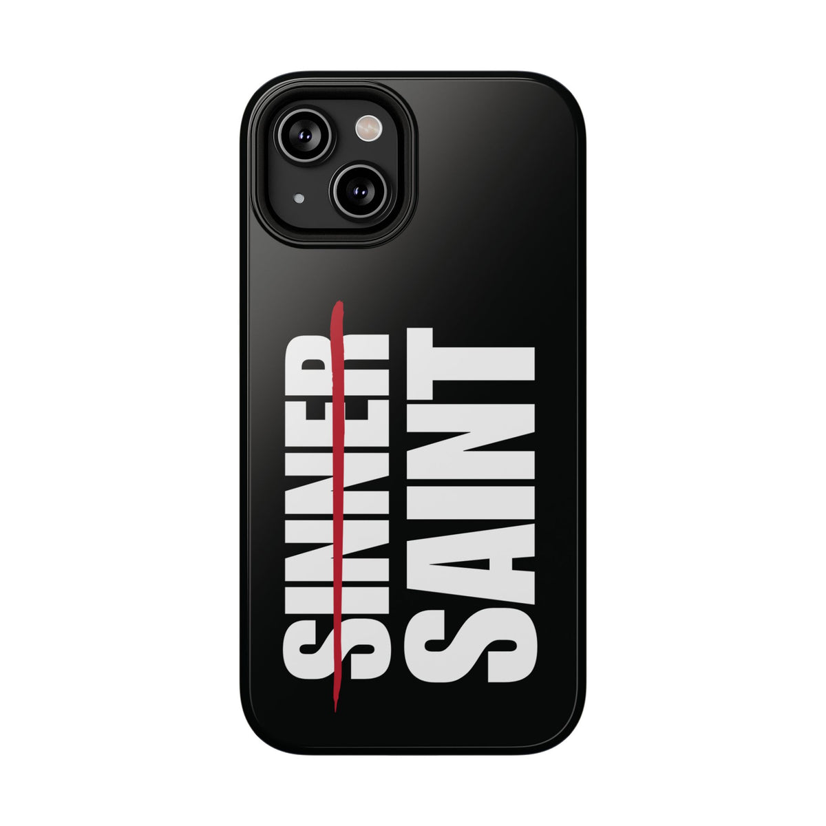Sinner To Saint White Logo Black Phone Case