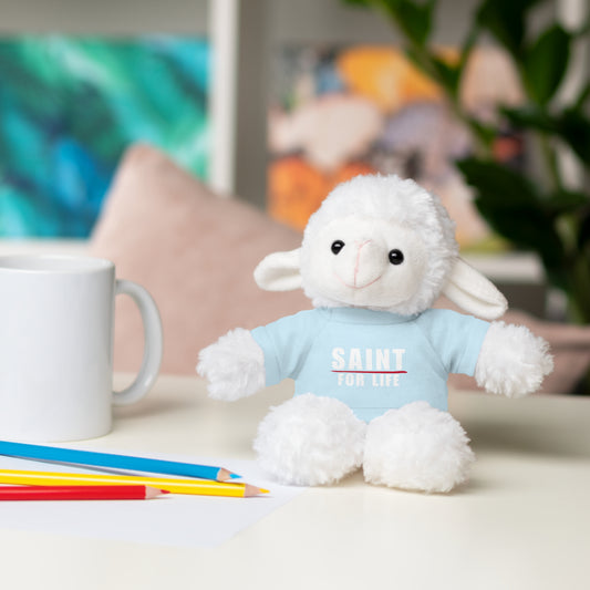 Saint For Life Logo Baby Lamb Stuffed Animal (8 Colors)