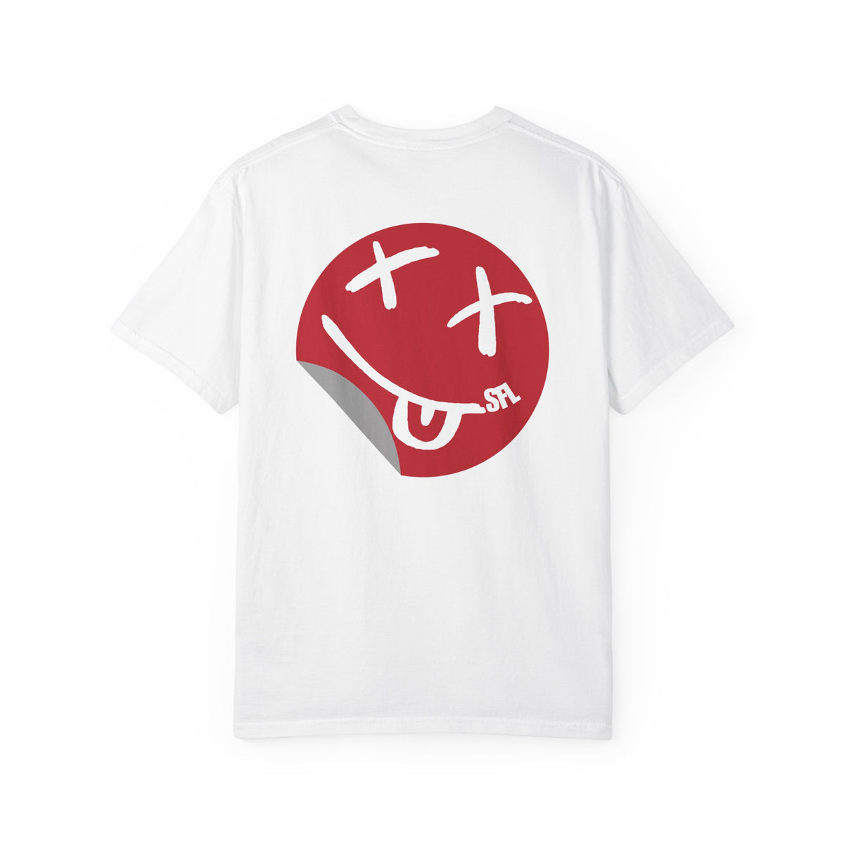 Limited Edition! Smile Red Back Lived-In T-Shirt (5 Colors)