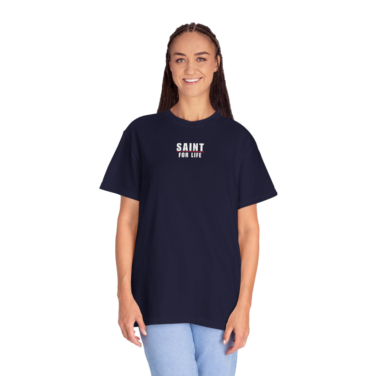 Deny Your Self White Logo Back Lived-In T-Shirt (5 Colors)