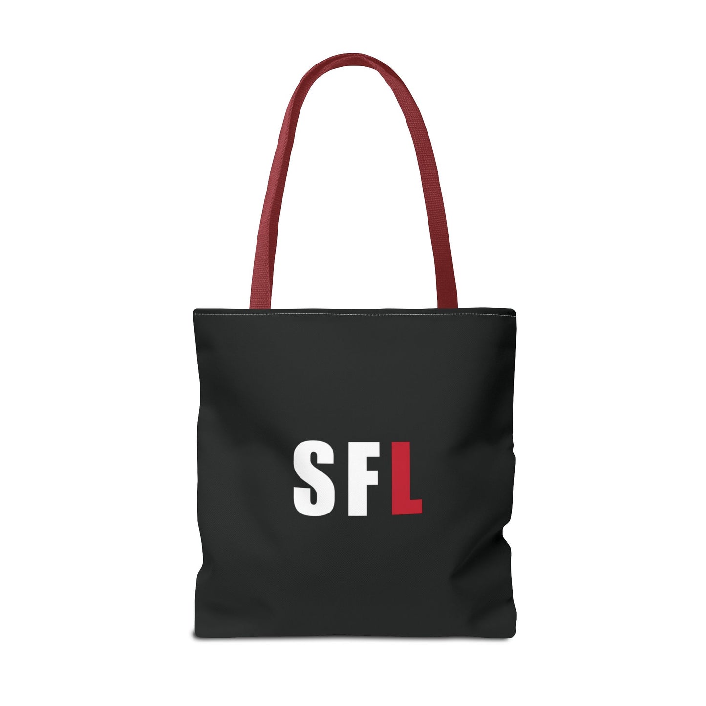 Be Set Apart Repeat White Logo Black Tote (3 Sizes)