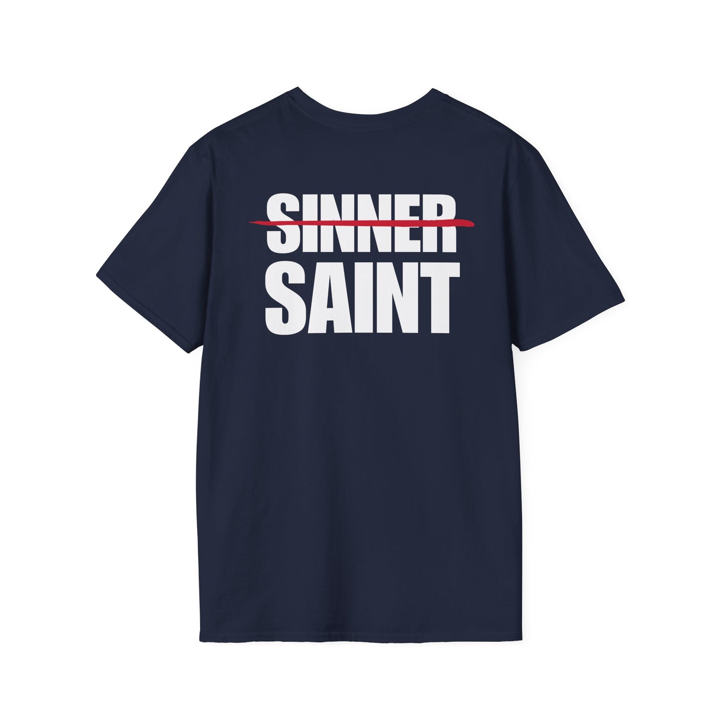 Sinner To Saint White Logo Back Classic T-Shirt (3 Colors)