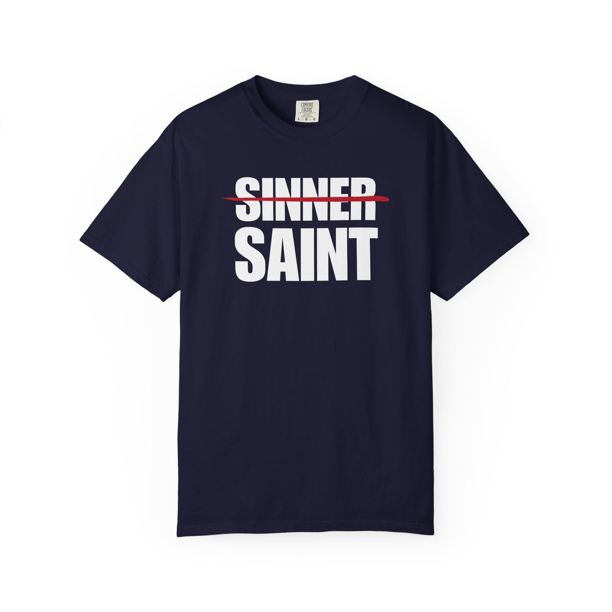 Sinner To Saint White Logo Lived-In T-Shirt (5 Colors)