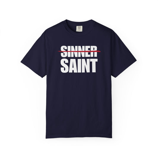 Sinner To Saint White Logo Lived-In T-Shirt (5 Colors)