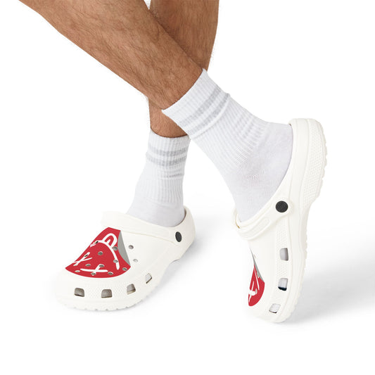 Limited Edition! Smile Red Unisex White Clogs
