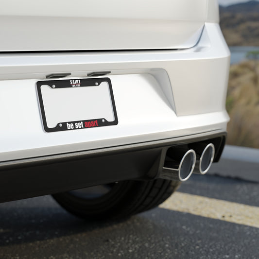 Saint for Life License Plate Frame