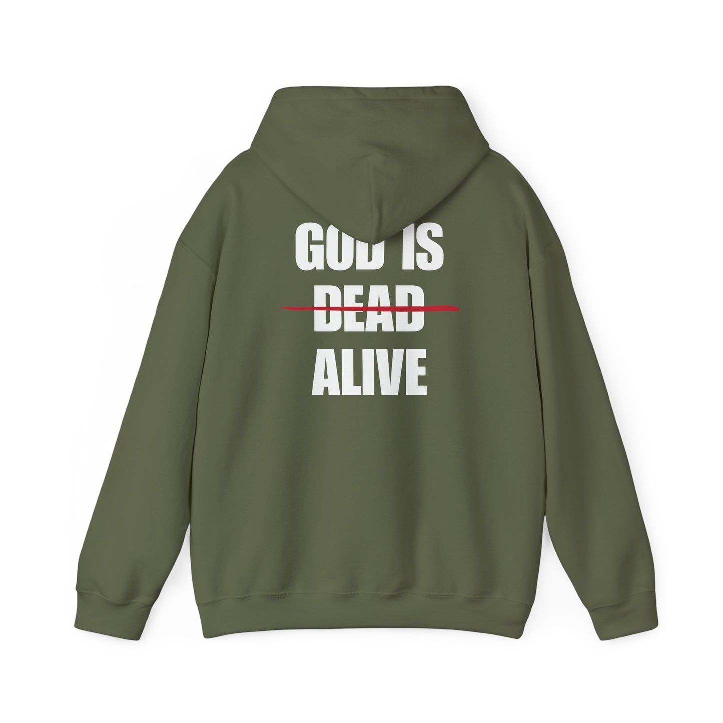 God Is Alive White Logo Hoodie (5 Colors)