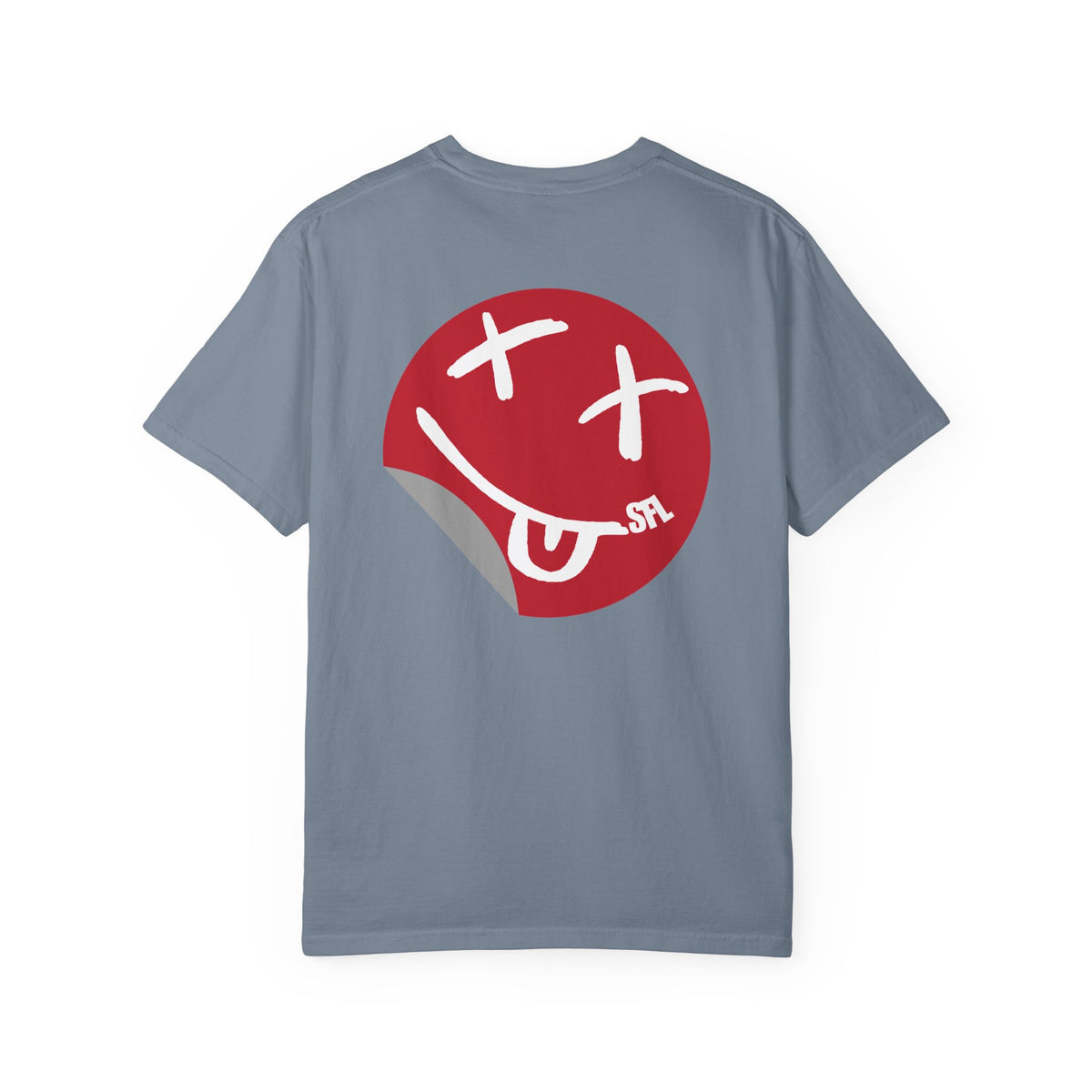 Limited Edition! Smile Red Back Lived-In T-Shirt (5 Colors)