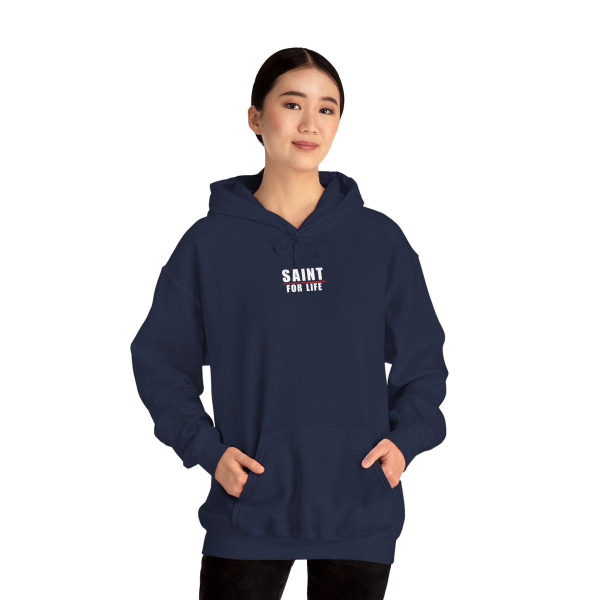 Saint For Life White Logo Hoodie (5 Colors)