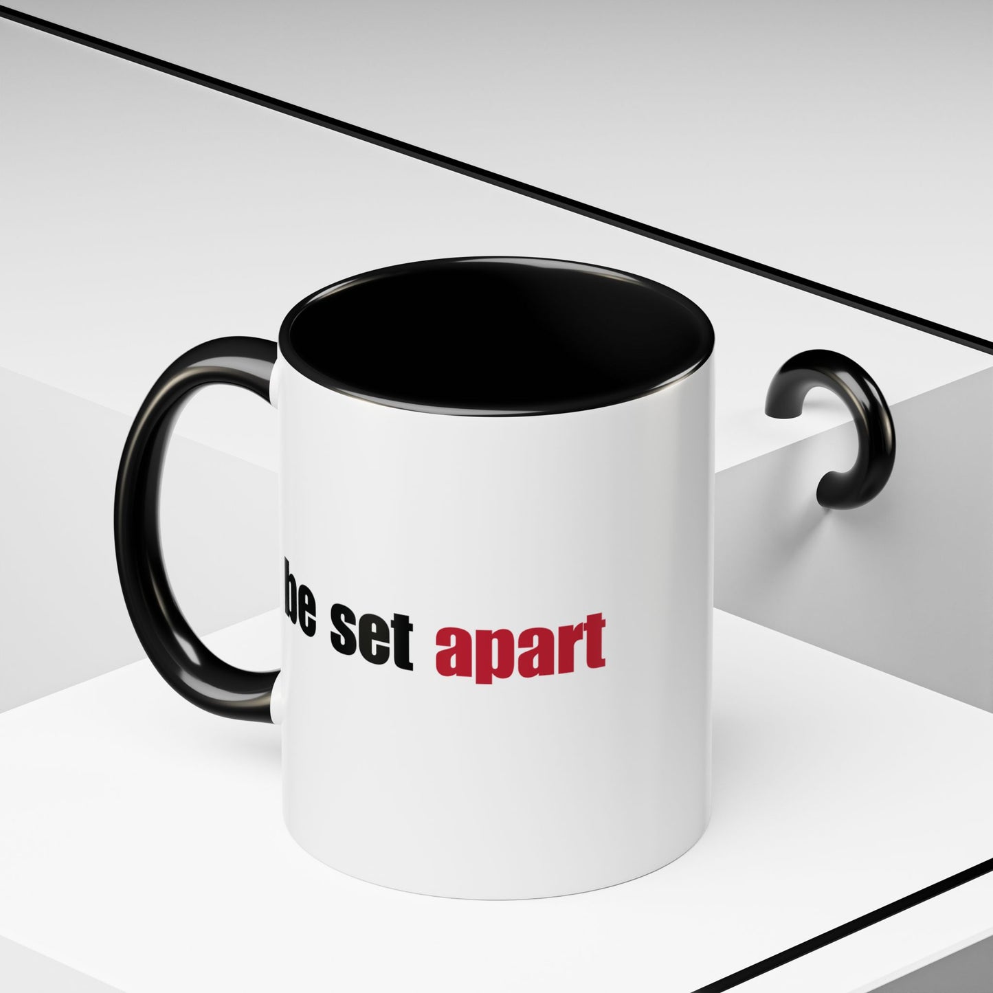 Be Set Apart Combo Accent Mug (2 Sizes)(8 Colors)