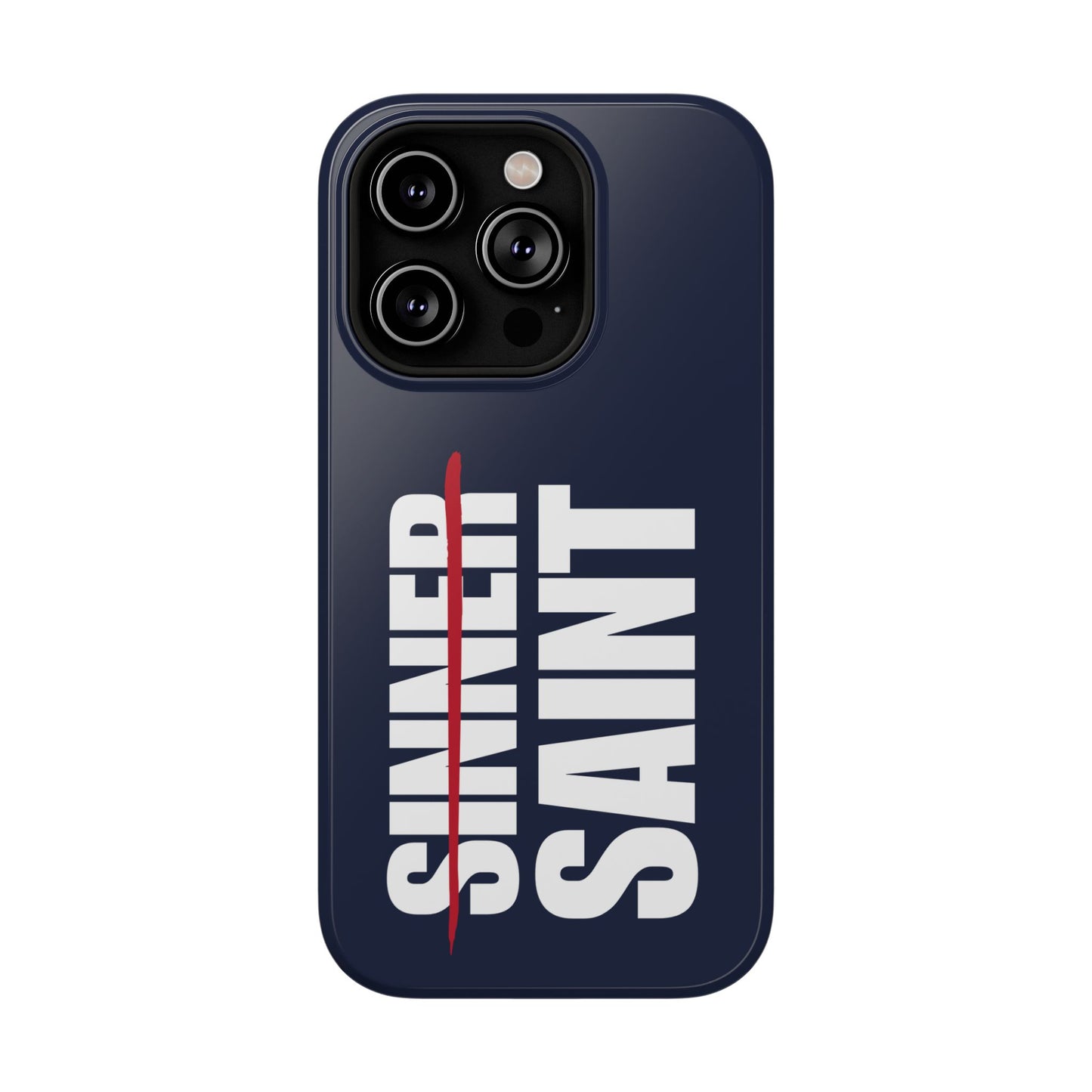 Sinner To Saint White Logo Navy Phone Case