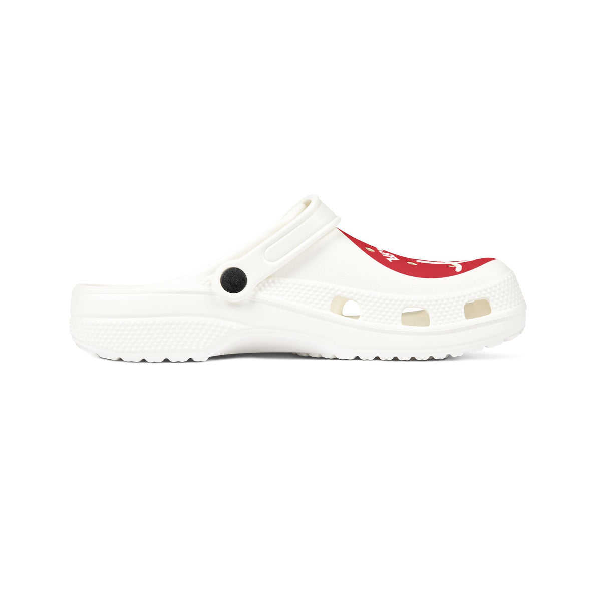 Limited Edition! Smile Red Unisex White Clogs