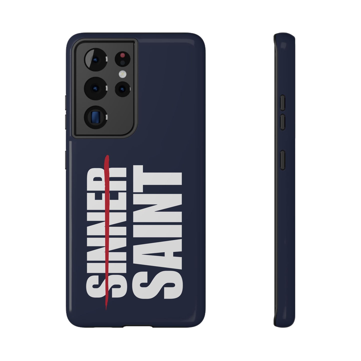 Sinner To Saint White Logo Navy Phone Case