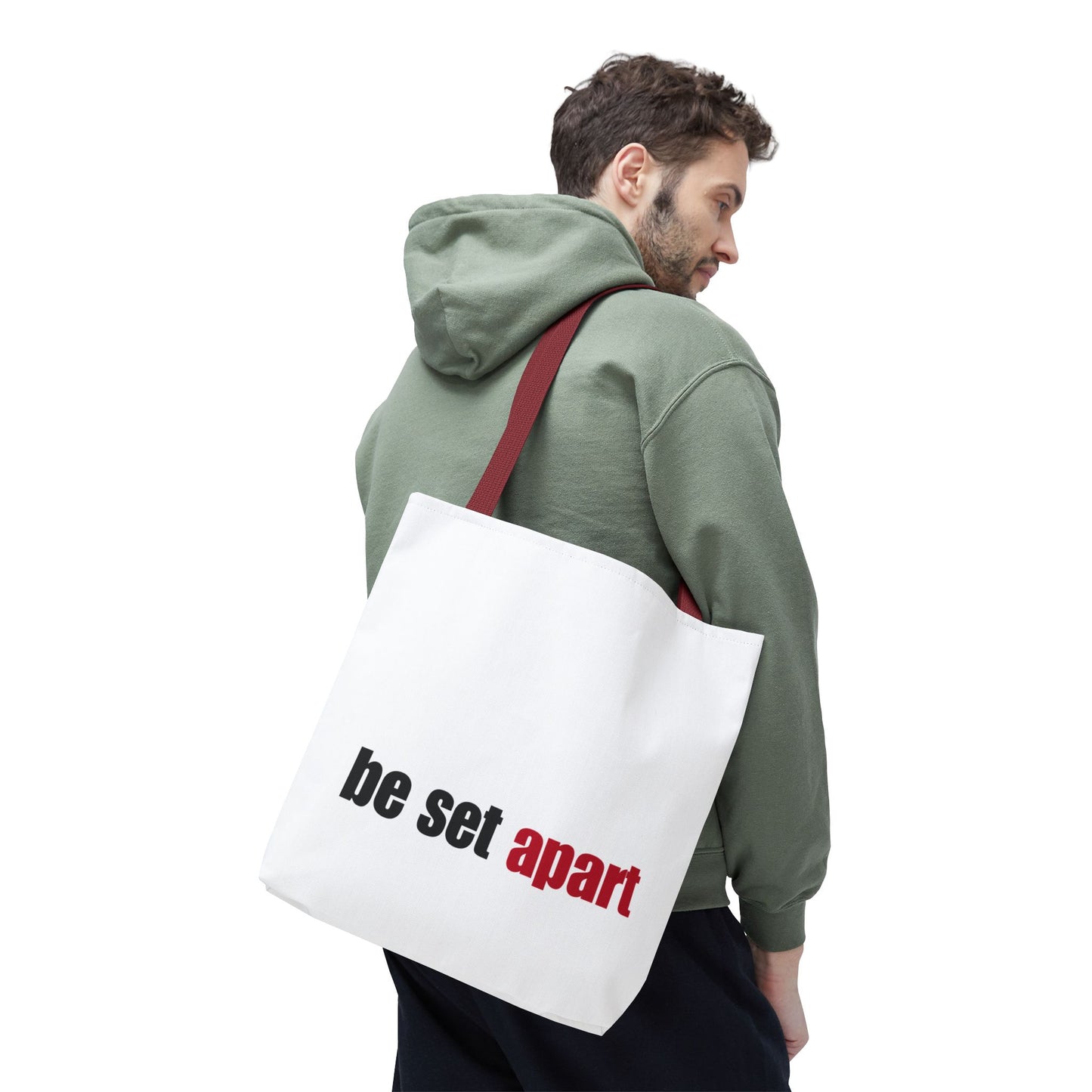 Be Set Apart White Tote (3 Sizes)