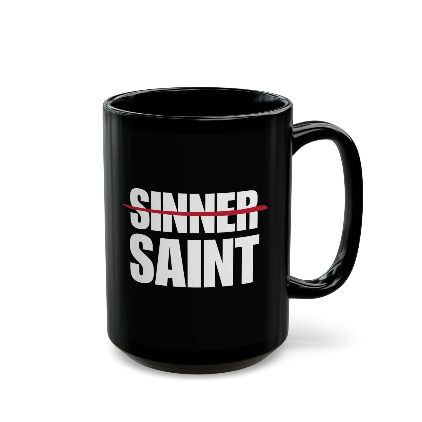 Sinner To Saint Black Mug (2 Sizes)
