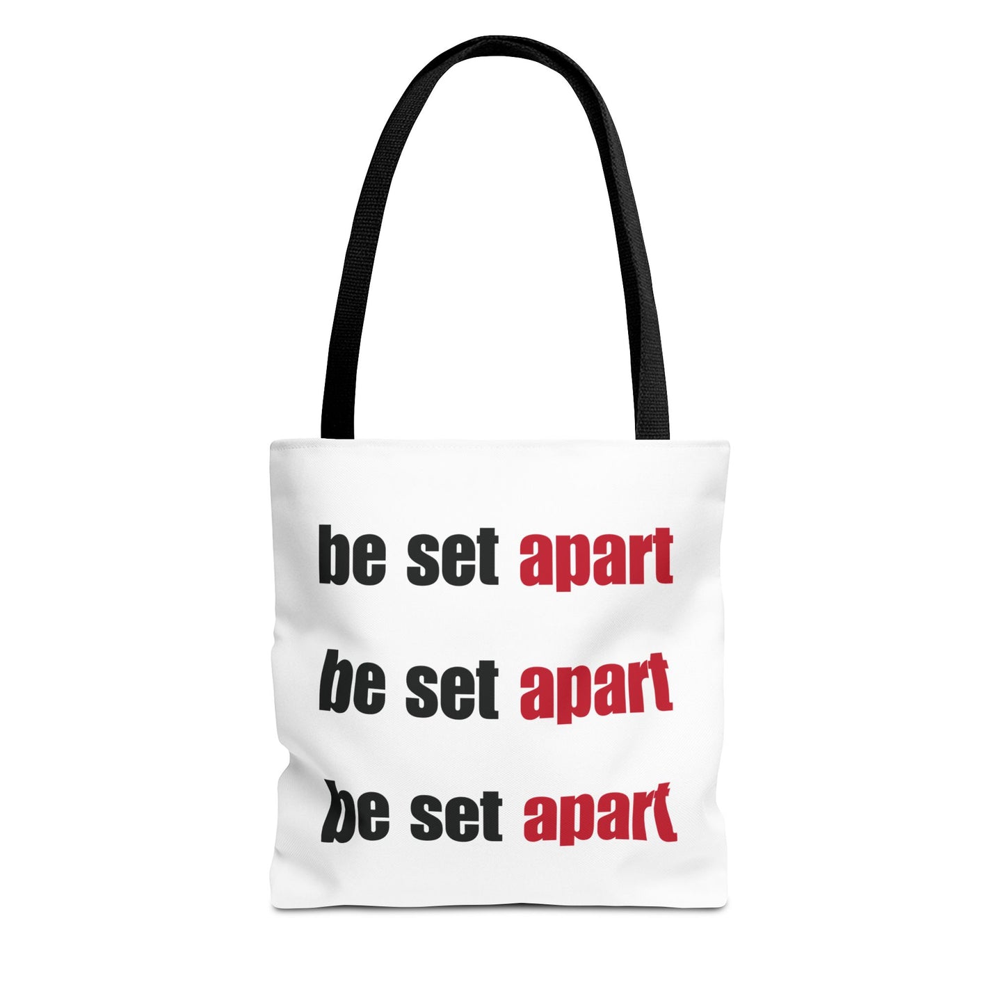 Be Set Apart Repeat White Tote (3 Sizes)