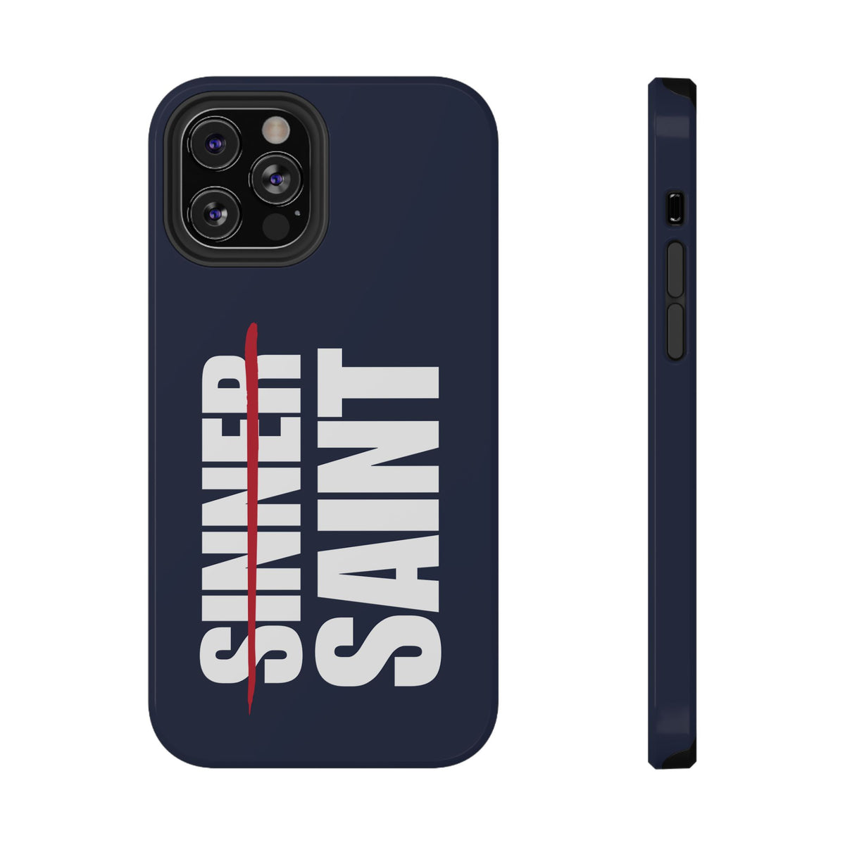 Sinner To Saint White Logo Navy Phone Case