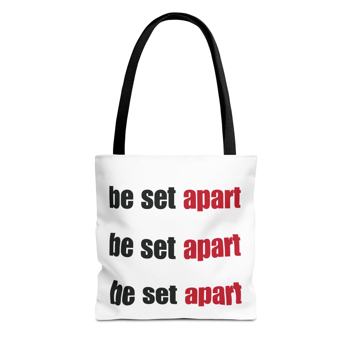 Be Set Apart Repeat White Tote (3 Sizes)
