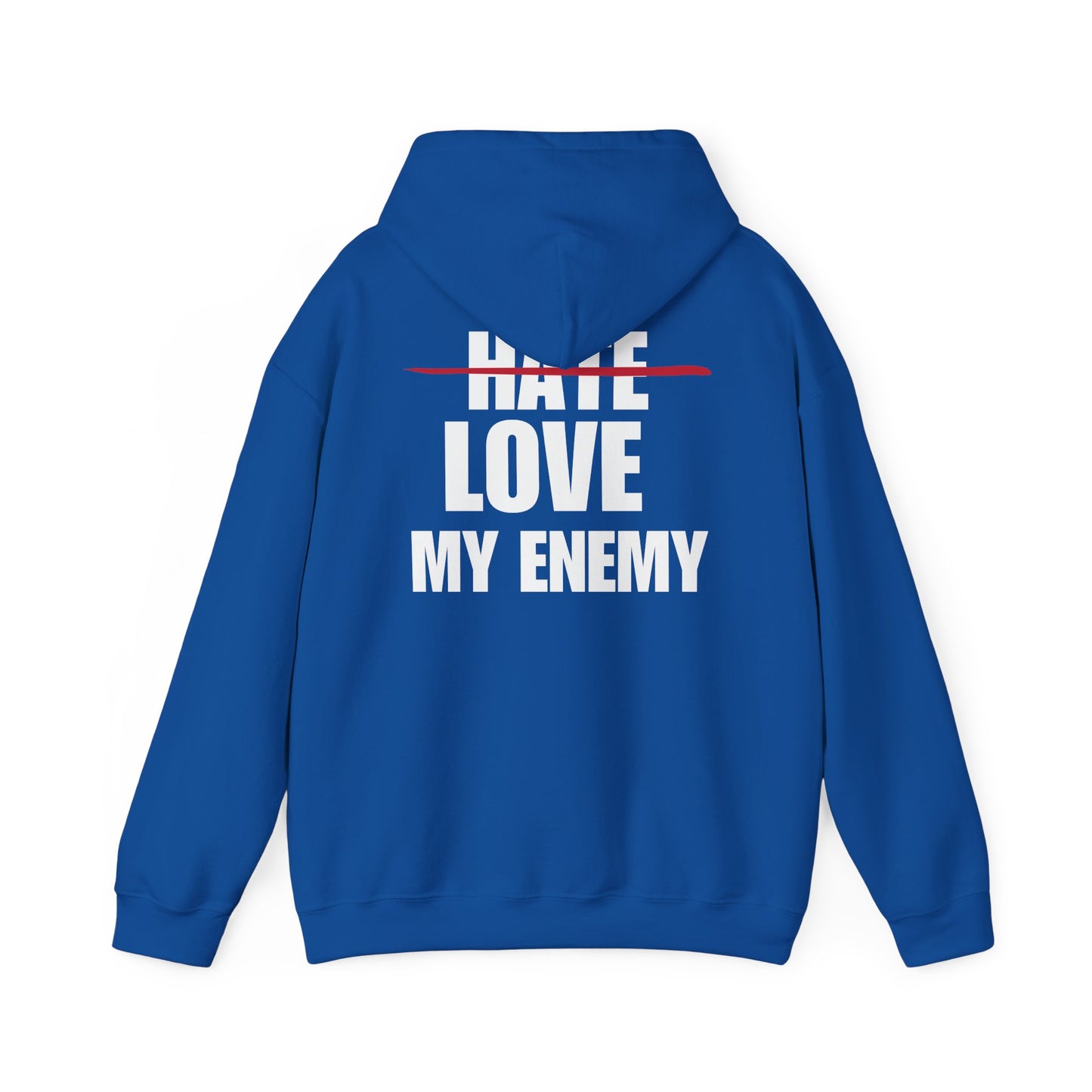 Love My Enemy White Logo Hoodie (5 Colors)