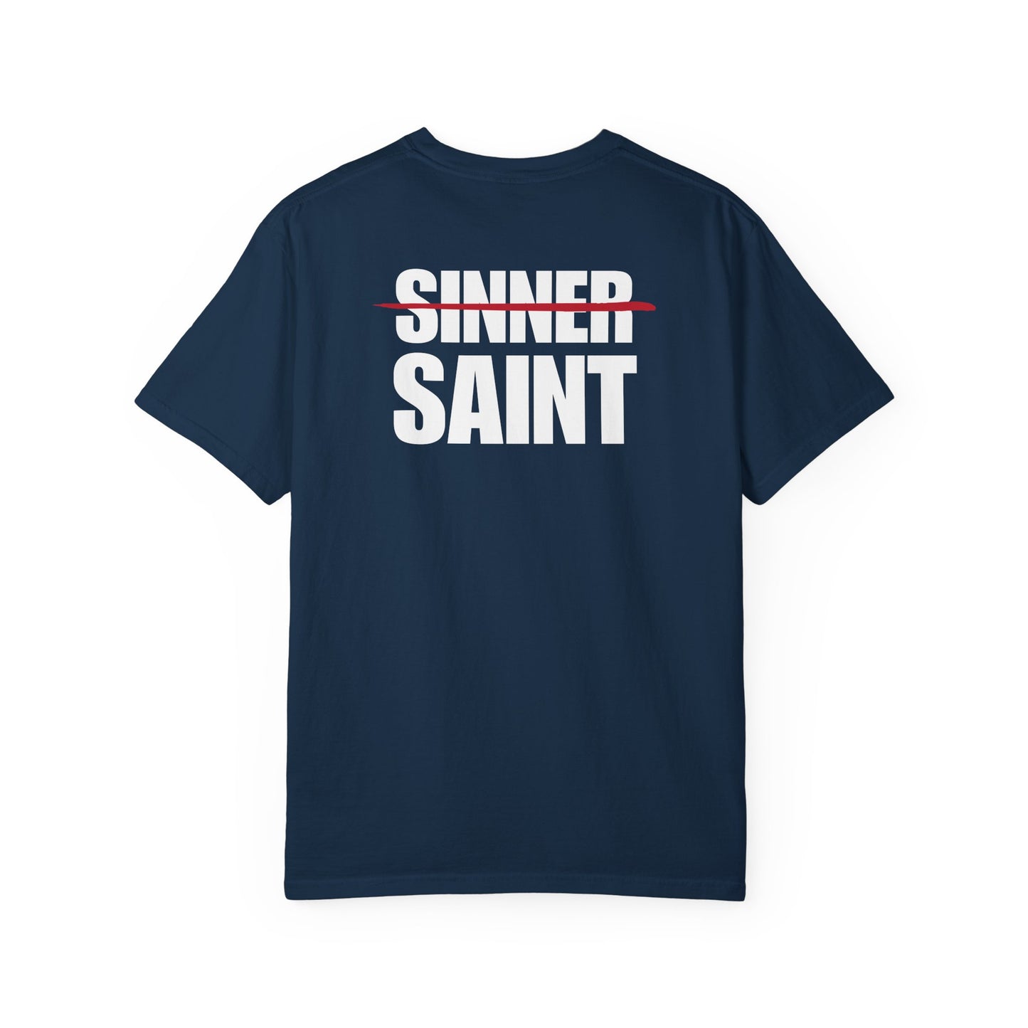 Sinner To Saint White Logo Back Lived-In T-Shirt (5 Colors)