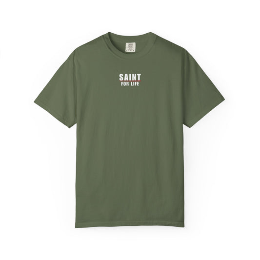 Made In God's Image White Logo Back Lived-In T-Shirt (5 Colors)