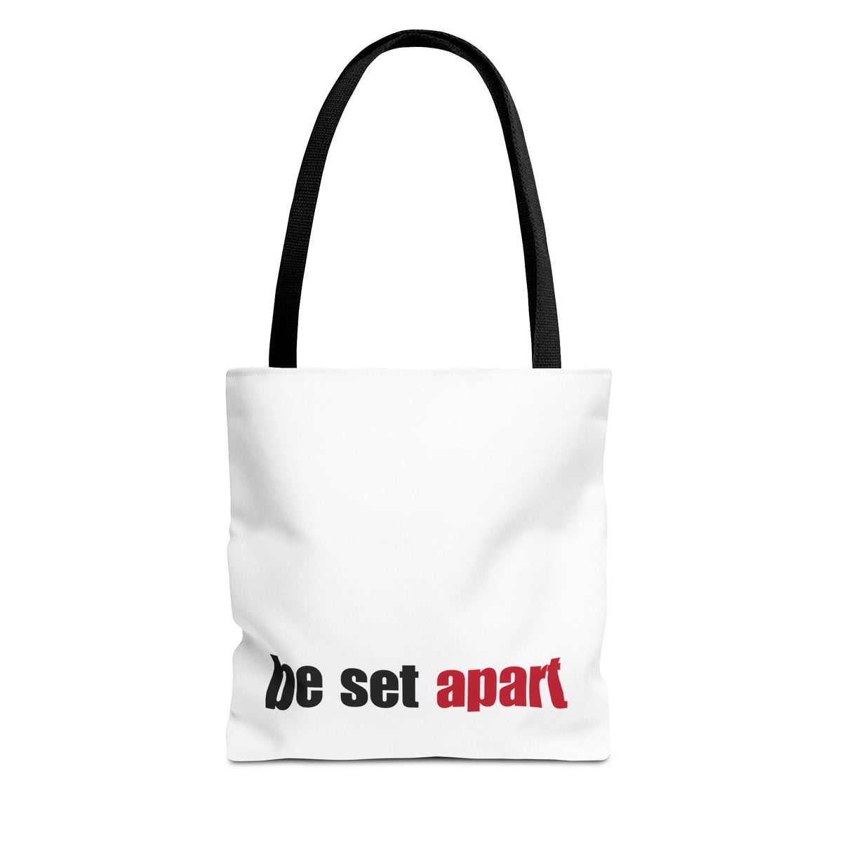Be Set Apart White Tote (3 Sizes)