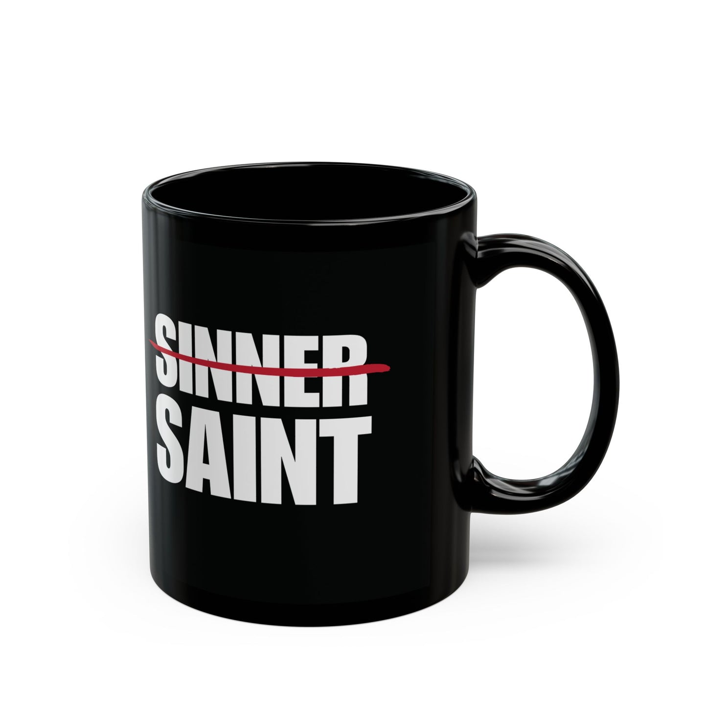 Sinner To Saint Black Mug (2 Sizes)