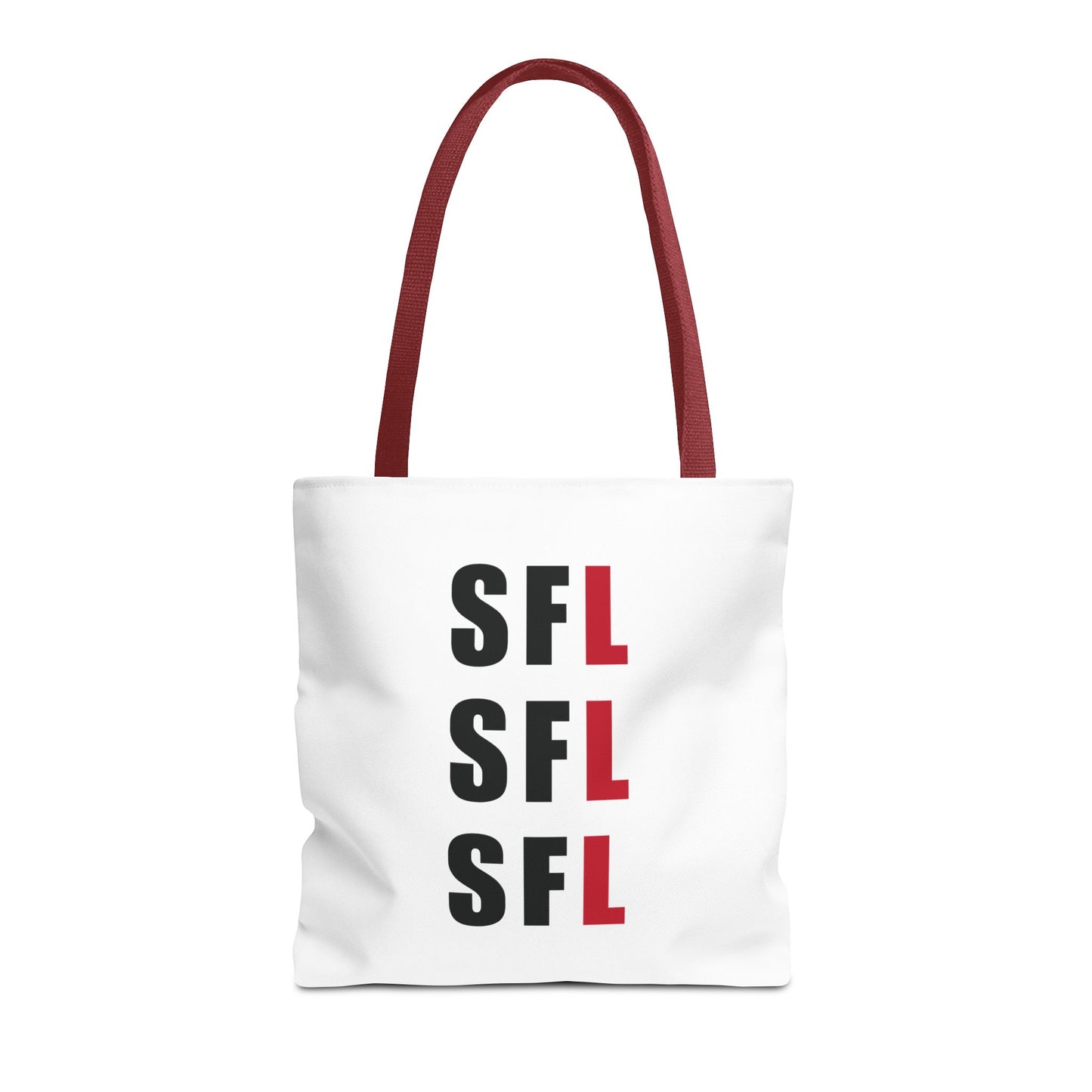 SFL Repeat White Tote (3 Sizes)