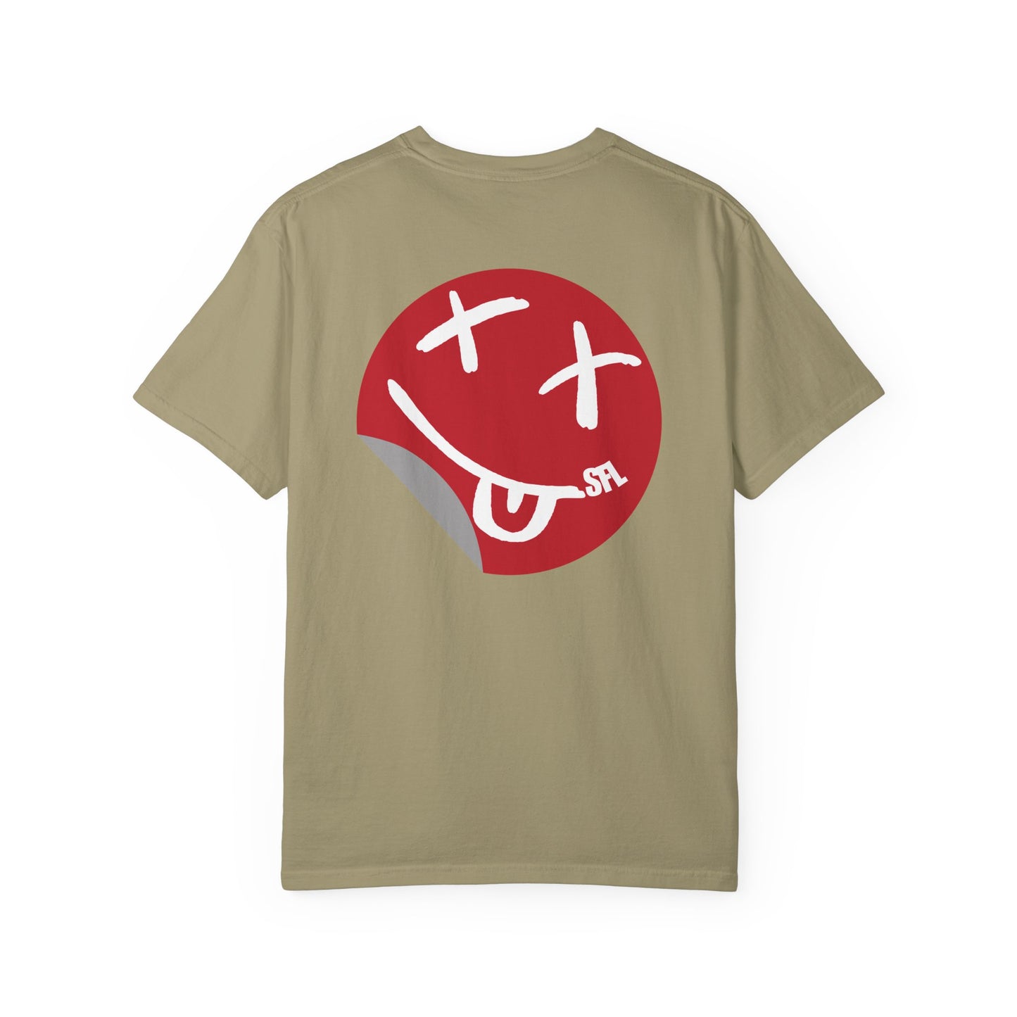 Limited Edition! Smile Red Back Lived-In T-Shirt (5 Colors)