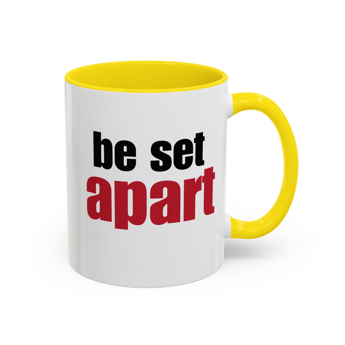 Be Set Apart Accent Mug (2 Sizes)(8 Colors)