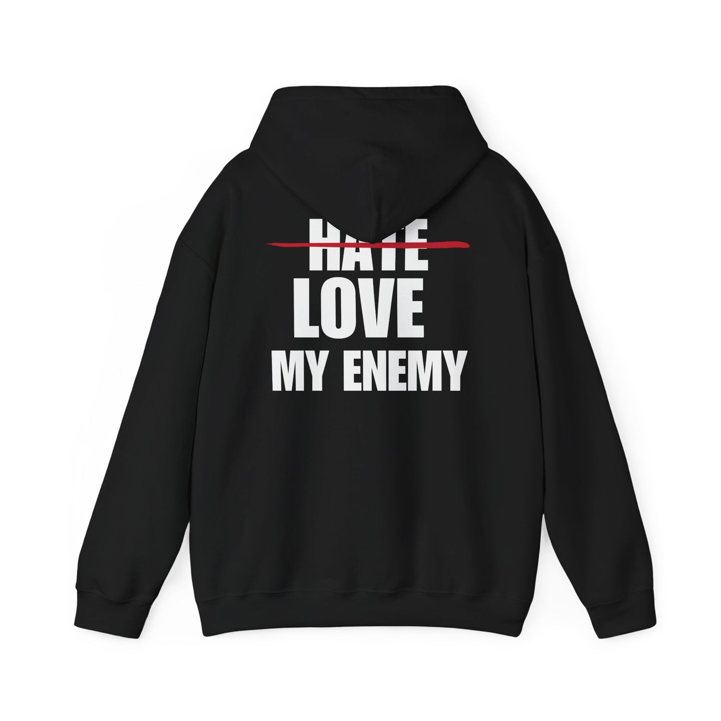 Love My Enemy White Logo Hoodie (5 Colors)
