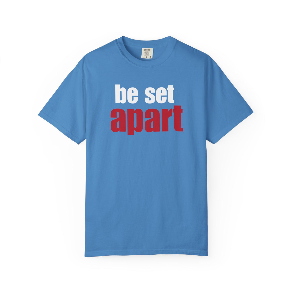 Be Set Apart White Logo Lived-In T-Shirt (5 Colors)
