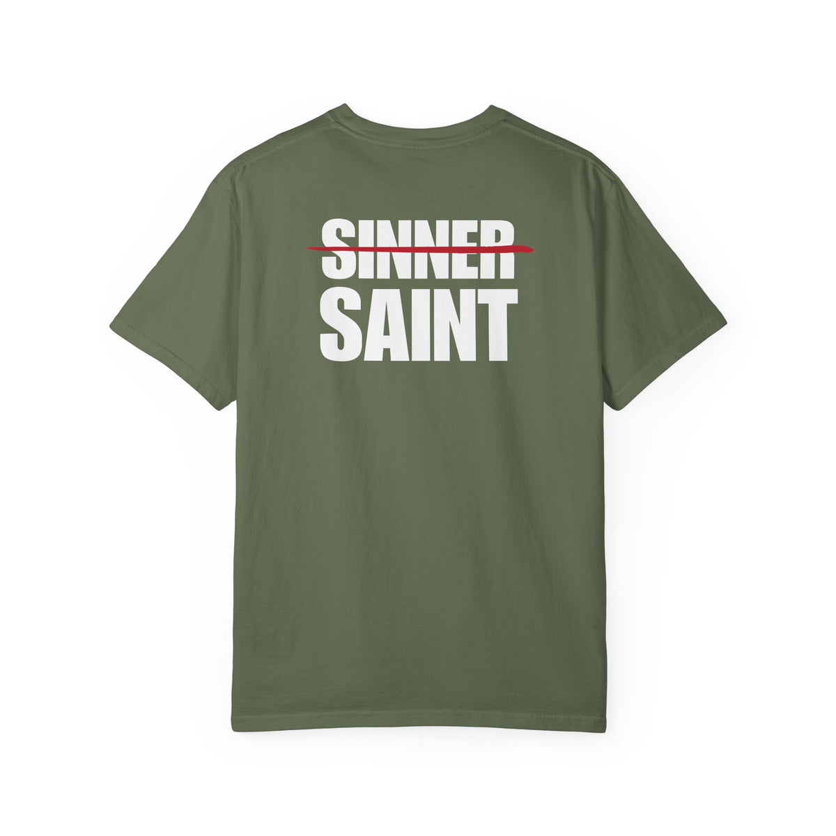 Sinner To Saint White Logo Back Lived-In T-Shirt (5 Colors)