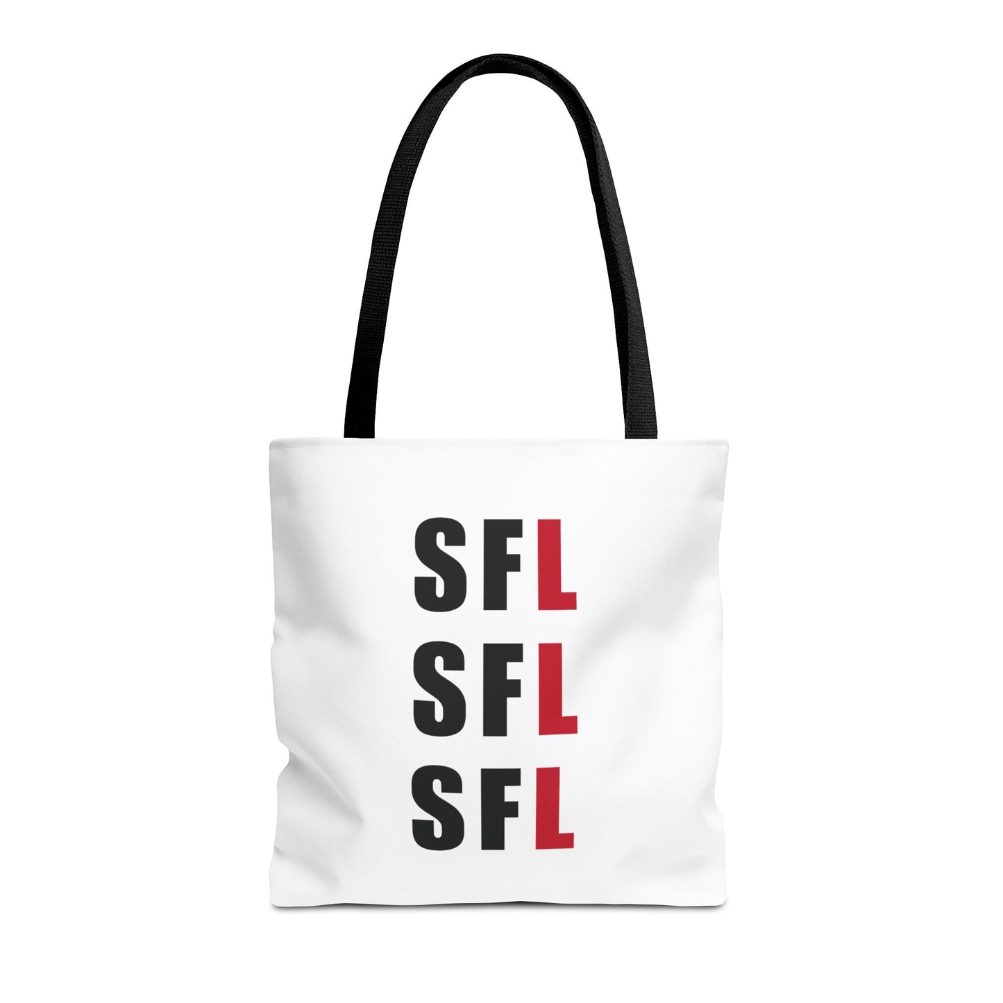 SFL Repeat White Tote (3 Sizes)