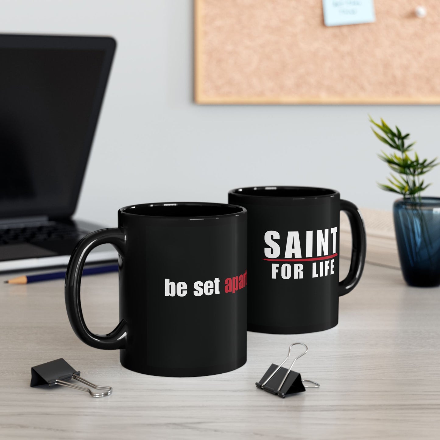 Be Set Apart Combo Black Mug (2 Sizes)