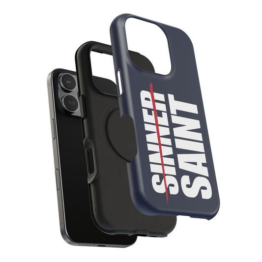 Sinner To Saint White Logo Navy Phone Case