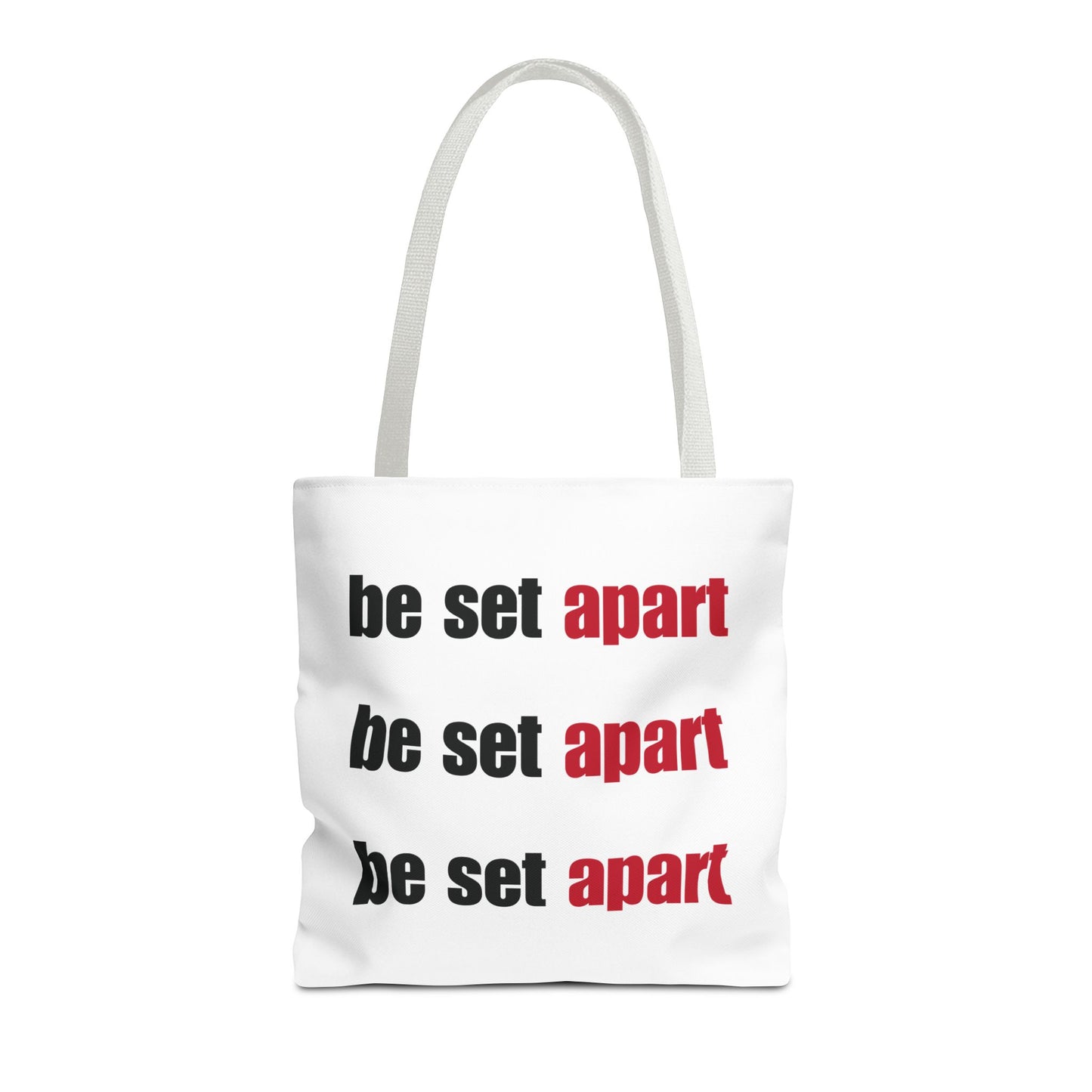 Be Set Apart Repeat White Tote (3 Sizes)