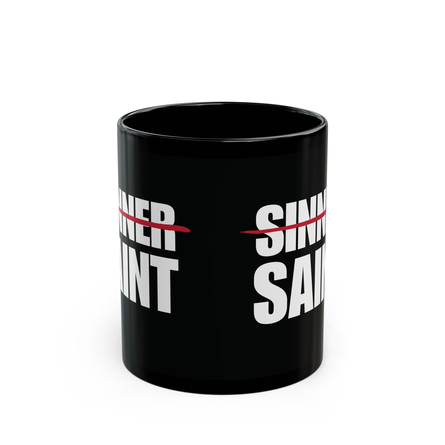 Sinner To Saint Black Mug (2 Sizes)