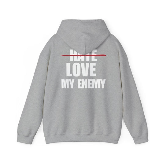 Love My Enemy White Logo Hoodie (5 Colors)