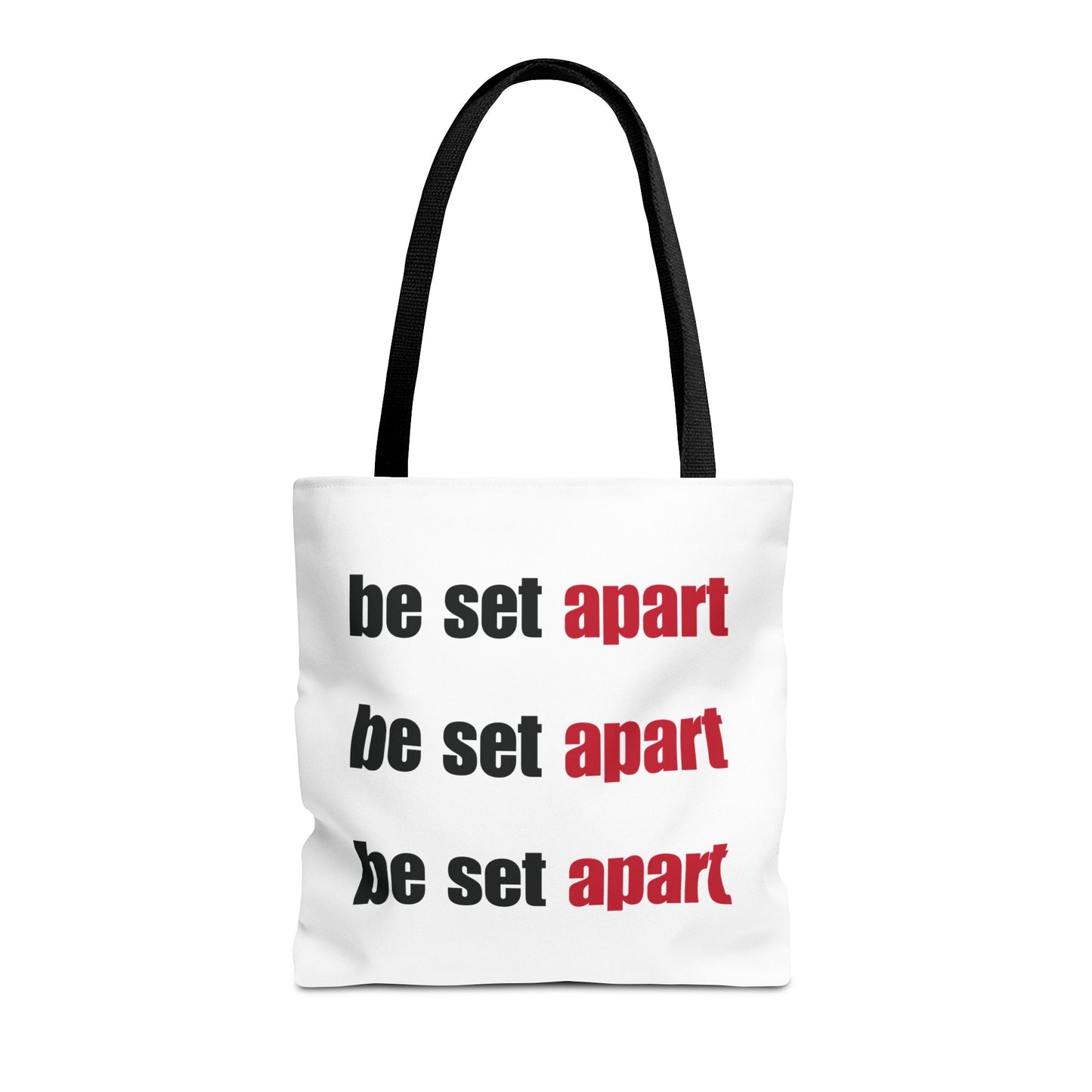 Be Set Apart Repeat White Tote (3 Sizes)