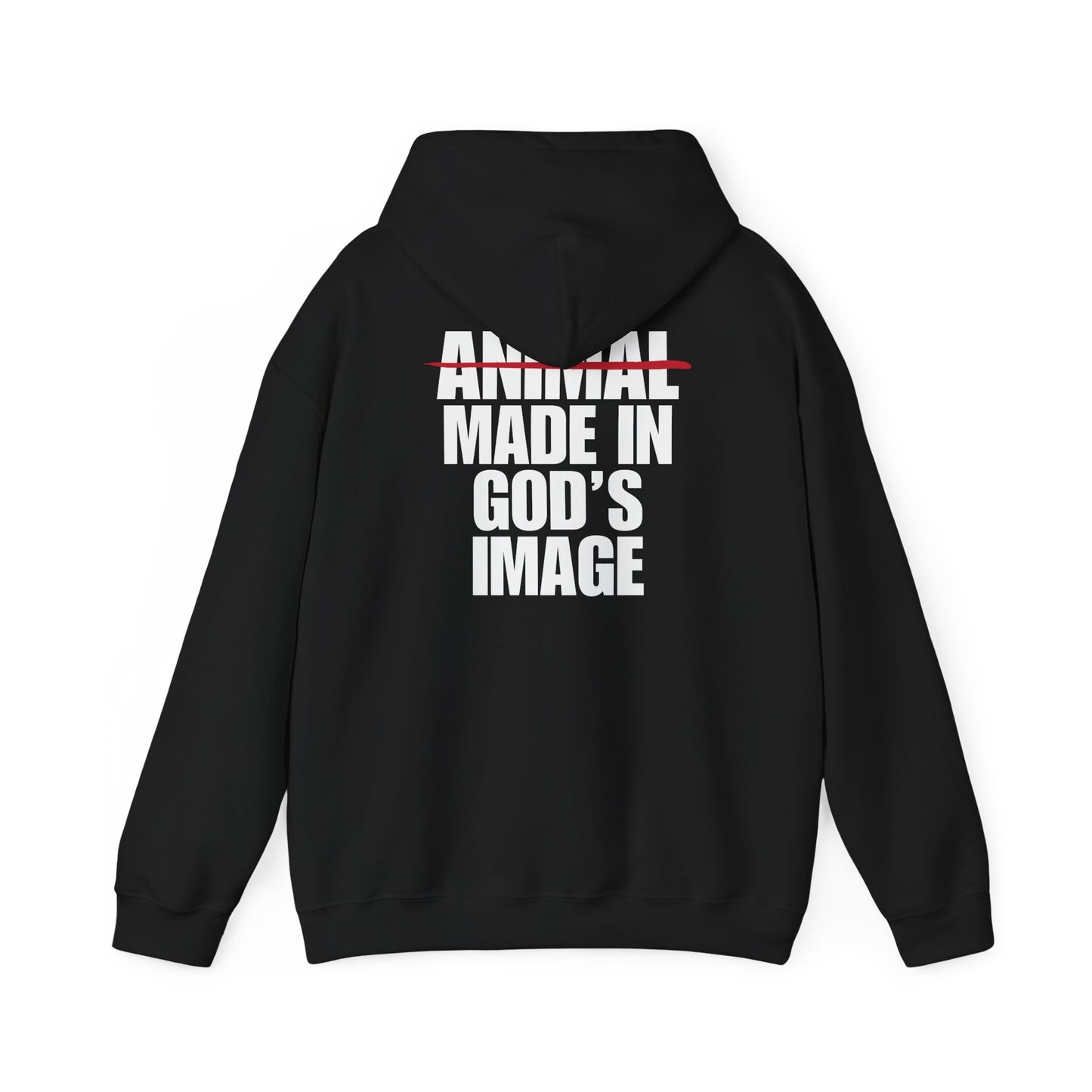 Made In God's Image White Logo Hoodie (5 Colors)