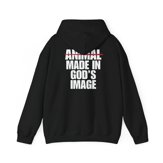 Made In God's Image White Logo Hoodie (5 Colors)