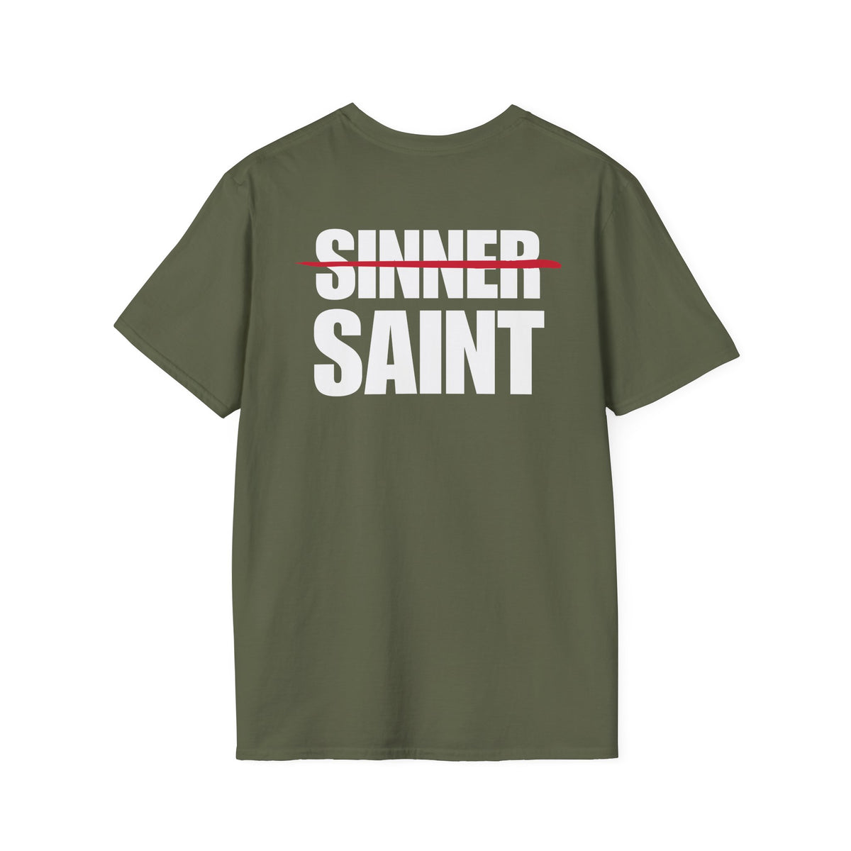 Sinner To Saint White Logo Back Classic T-Shirt (3 Colors)