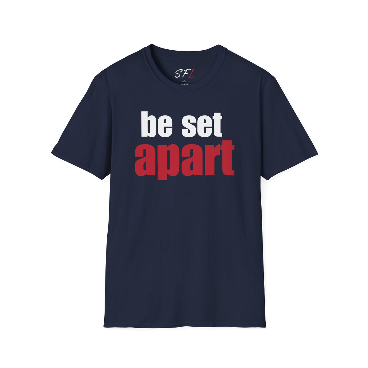 Be Set Apart White Logo Classic T-Shirt (3 Colors)