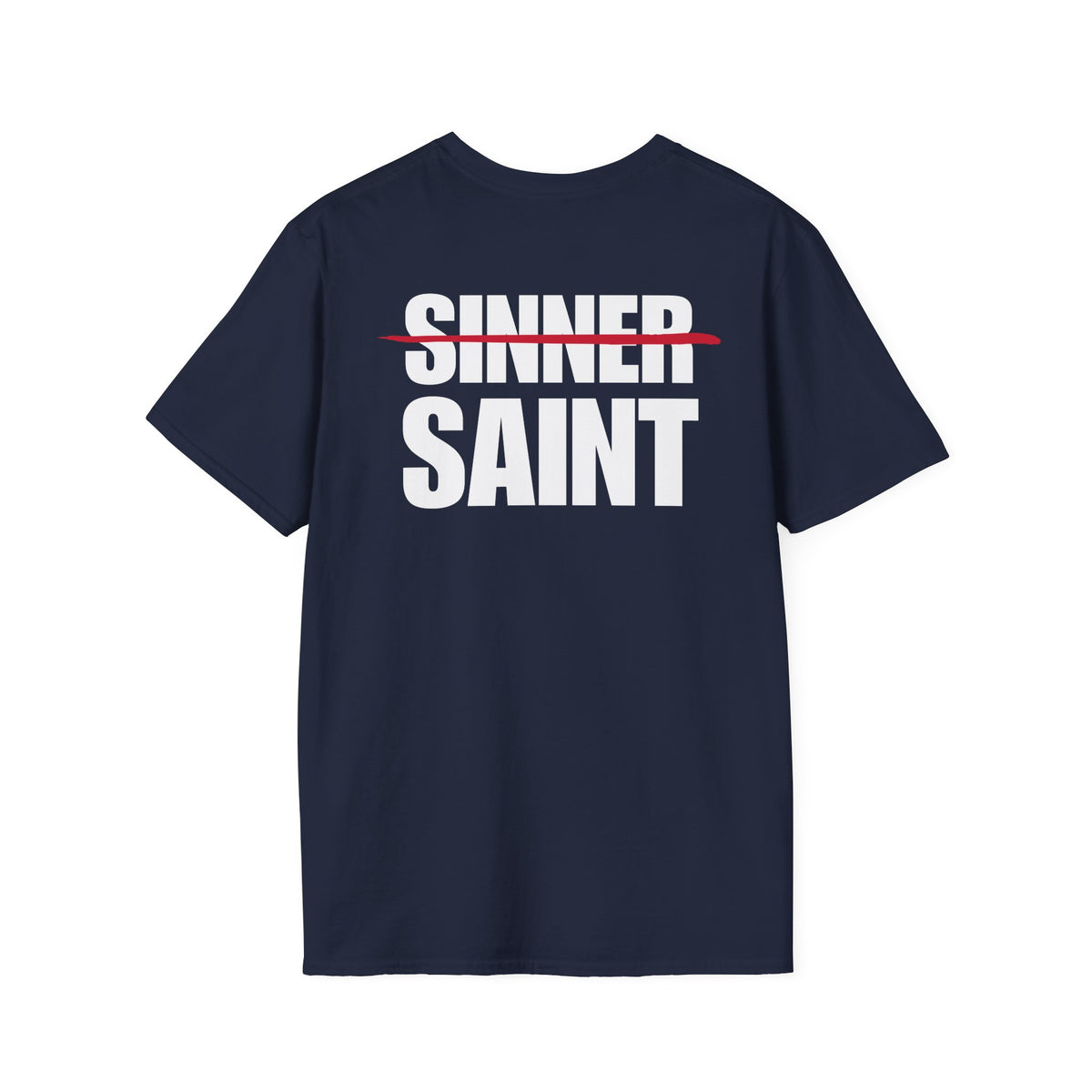 Sinner To Saint White Logo Back Classic T-Shirt (3 Colors)